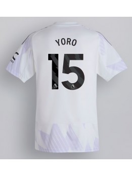 Billige Manchester United Leny Yoro #15 Bortedrakt 2025-26 Kortermet Billige Manchester United Leny Yoro #15 Bortedrakt 2025-26 Kortermet